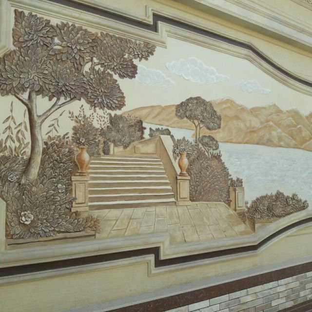 Rilef manzara xaykaltarosh скульптура sharshara vodapat