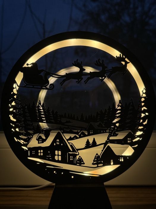 Lampa ornamentala de craciun cu LED.