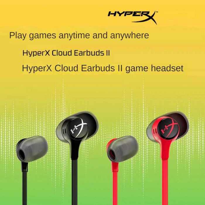 Игровые проводные наушники HyperX Cloud Earbuds II. Есть доставка