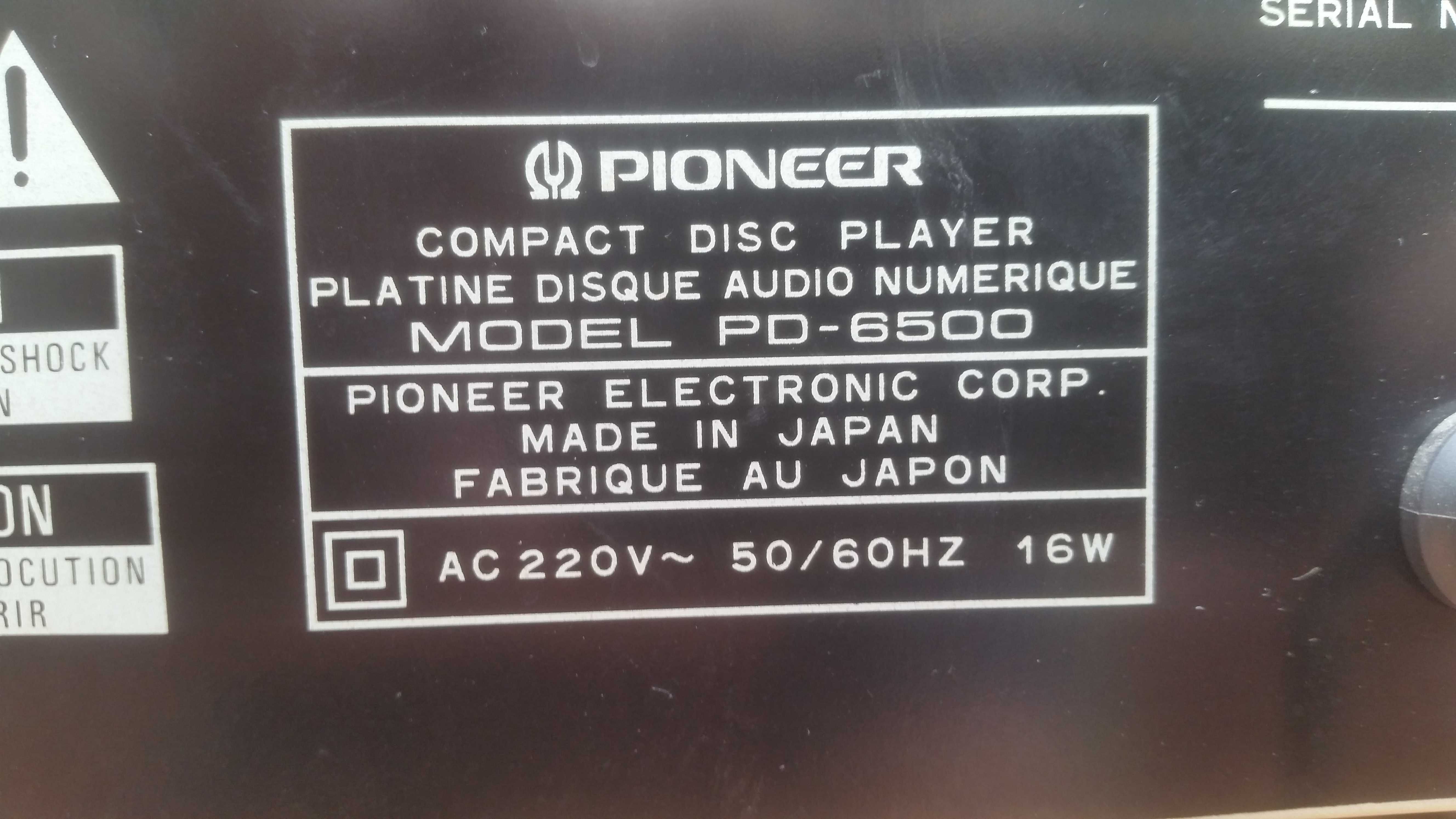 Cd player Pioneer PD-6500