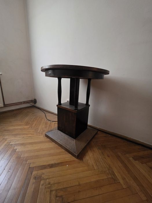 Masa si ghivece lemn masiv