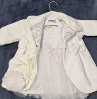 Rochiță albă de botez