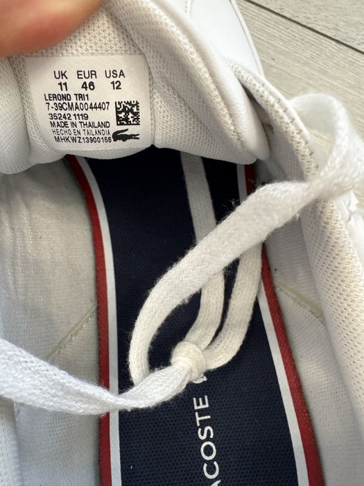 Adidași Barbati-Lacoste, din piele, mărimea 46 – stare excelentă