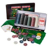 Покерный набор Professional Poker Chips на 300 фишек в мет. коробке