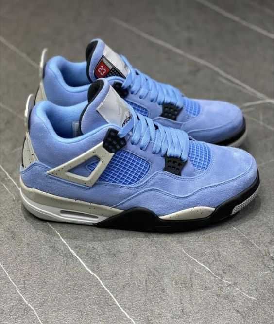 Jordan 4 Miltary Black | Jordan 4 University Blue