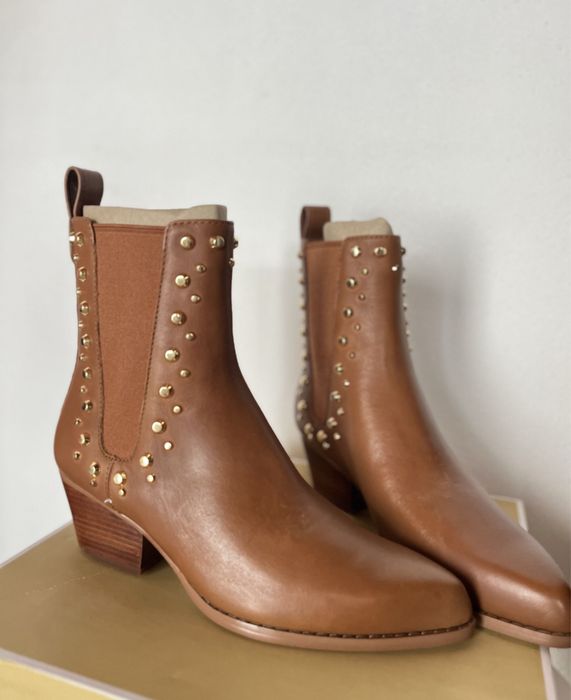 Cizme piele Michael Kors, noi. Marimea 6M/ echivalent 36/36,5