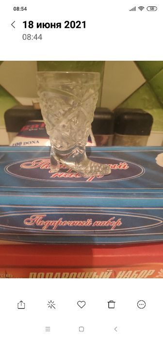 Подарочные наборы, хрусталь.