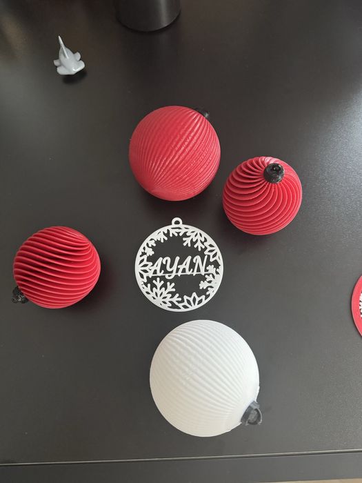 Globuri personalizate – print 3D