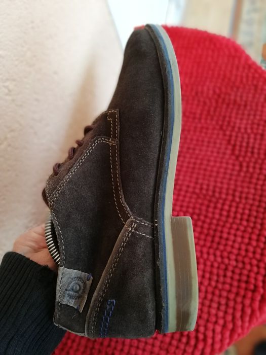 Ghete nr 44 Bugatti piele întoarsă