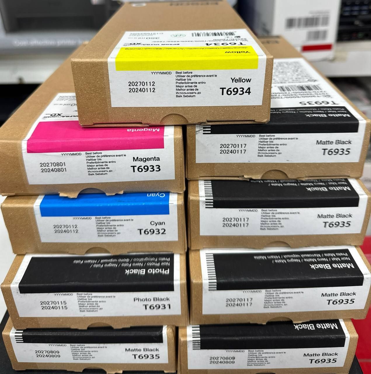 Краски для  плоттера  epson