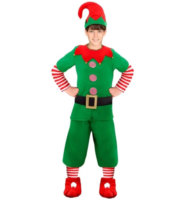 Costum Elf Spiridus Crăciun Băieți