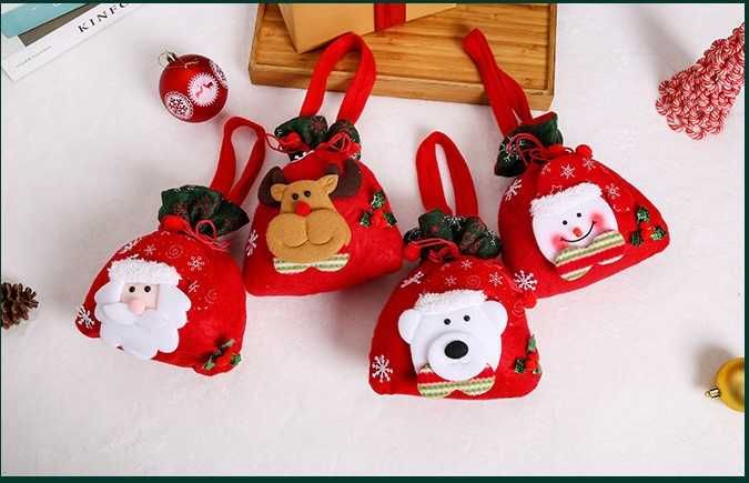 Уникальный новогодний мешок Деда Мороза для подарков  "Северная почта"