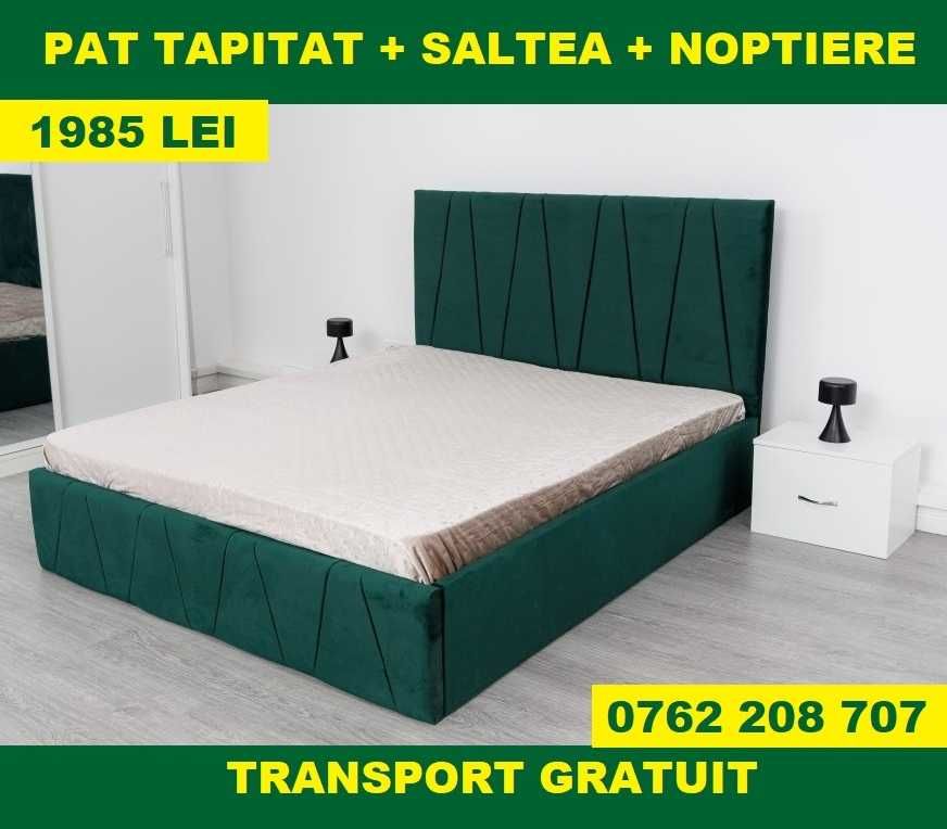 Paturi Tapițate Ieftine Gri Maro Negru Verde Alb Bej Turcoaz E28