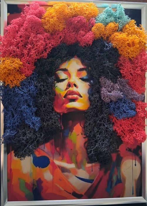 Картина от скандинавски мъх