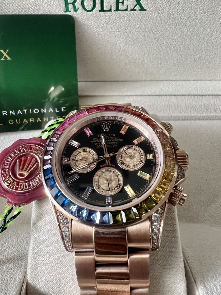 Rolex Daytona Rainbow Rose Gold