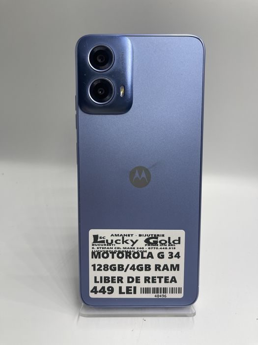 Motorola g34 128Gb/4gb Ram GARANTIE/FACTURA #48496