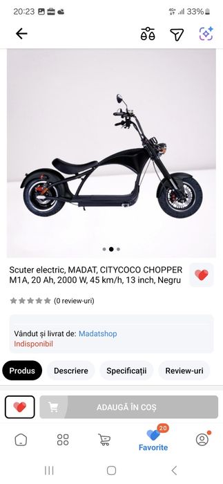 Scutere electric ceapar harli