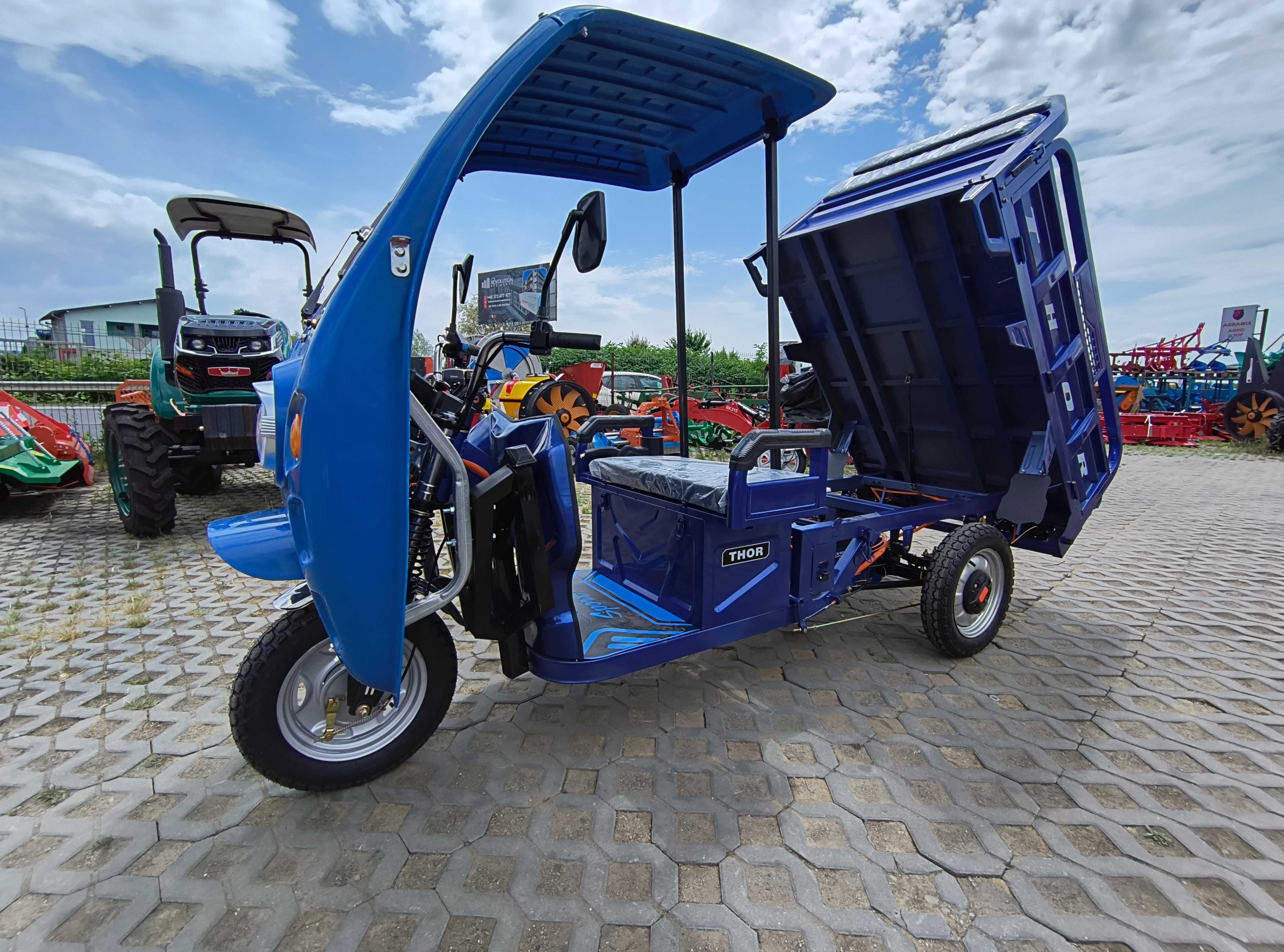 Triciclu electric THOR HOBBY nou cu bena Agramix