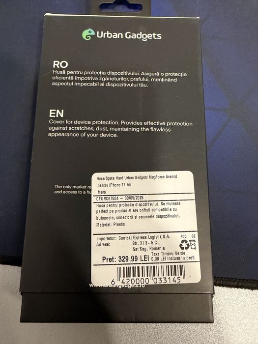 Husa Carbon Apple iPhone Air ultra slim