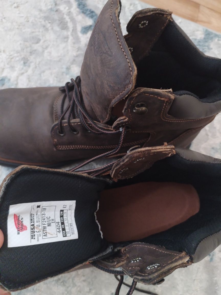 Red wing новая ботинка safety