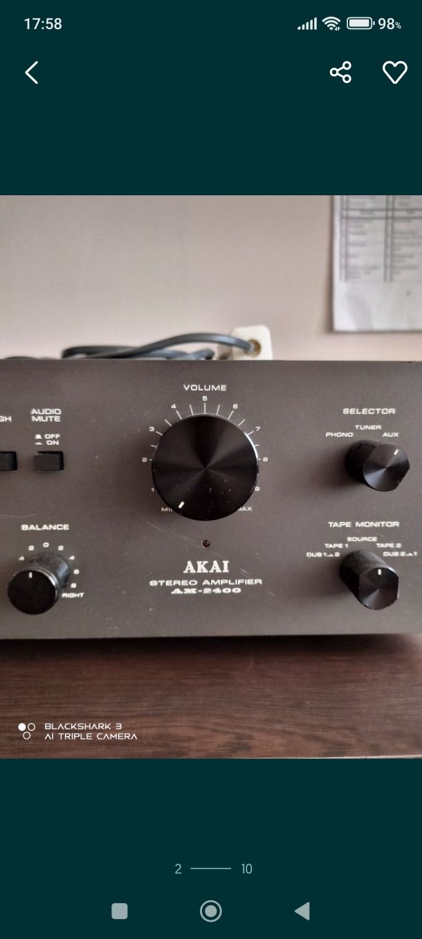 Транзисторен усилвател Akai am 2400