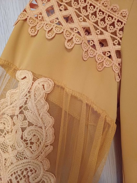 Cămașă galben muștar de ocazie