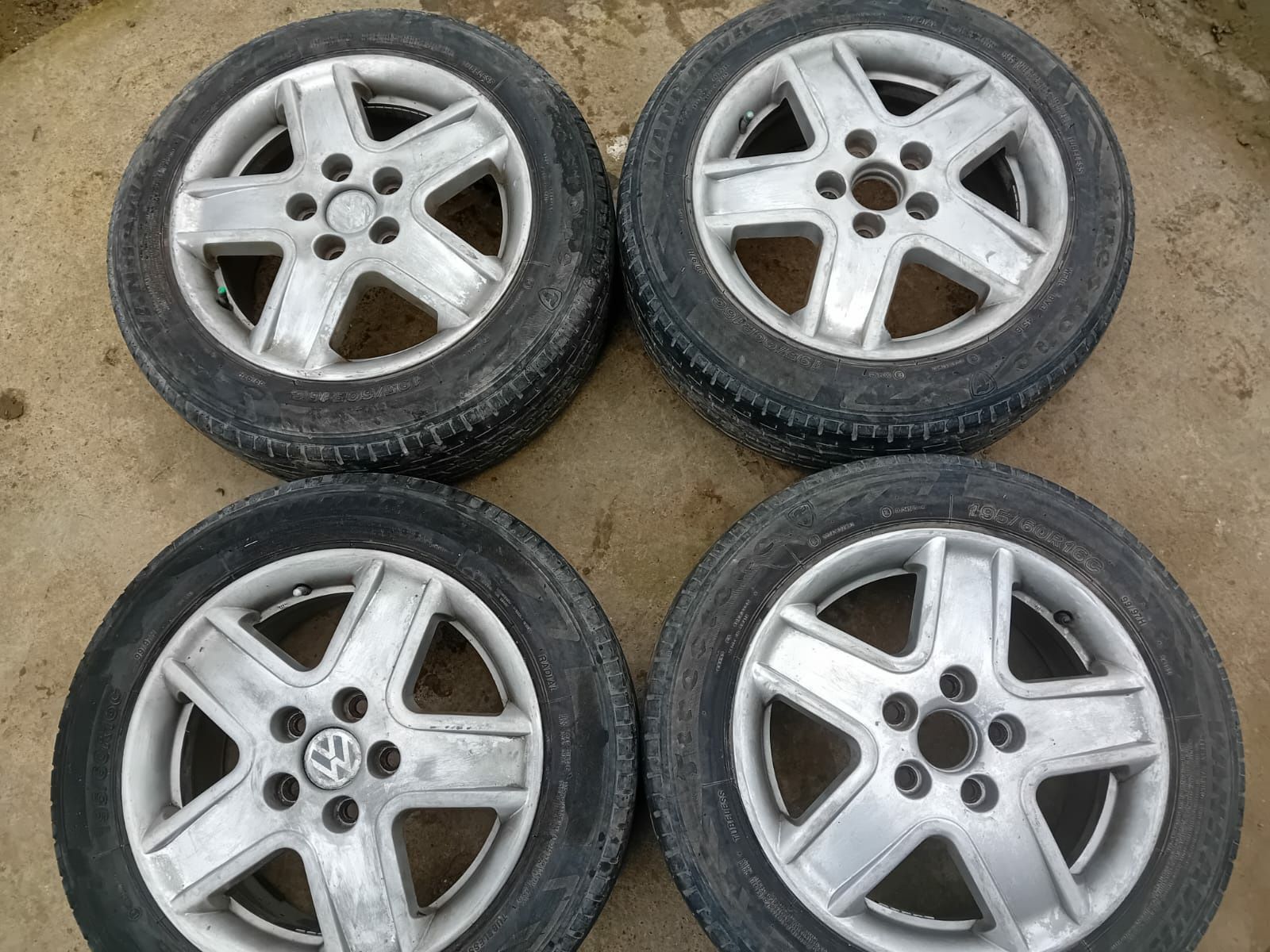 Jante R16 5×112 cu anvelope de vara 195/65/16