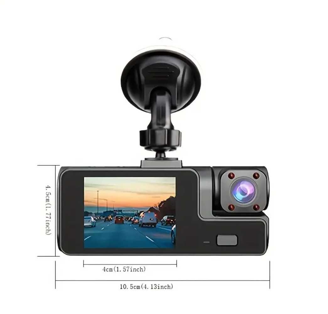 Avtomobil uchun 2ta kamerali videoregistrator