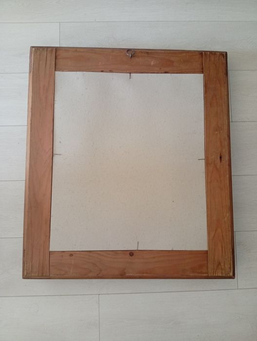 Rama tablou aurie cu geam