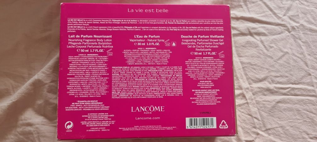 Set la vie est belle  lancome