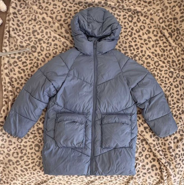 Zara издължено зимно пухено яке, размер 13-14 г. (164 см)