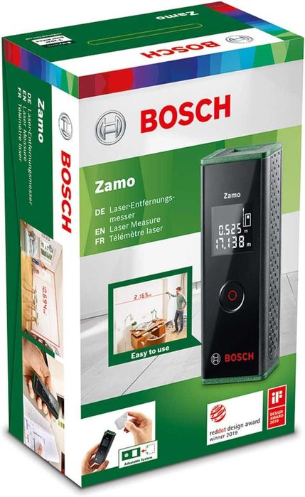 Telemetru cu display si laser Bosch Zamo,20 m domeniu lucru,sigilat