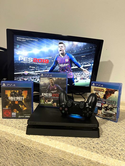 Consolă Sony PS4 slim, 1TB, o maneta, garanție 90 de zile!
