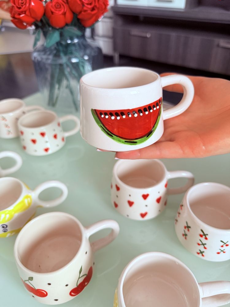 Керамични чаши ръчна изработка