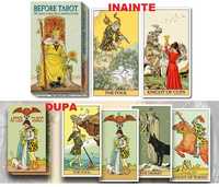 TAROTUL INAINTE & DUPĂ,2 SET carti de tarot de colectie,ORIG,ed lim-SG