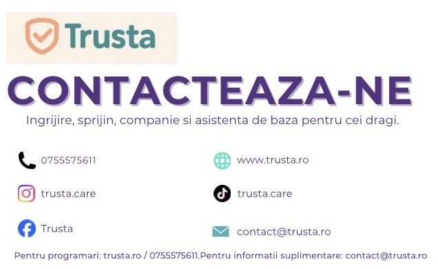 Trusta Iasi - Ingrijiri/Supravegheri/Sprijin la Domiciliu