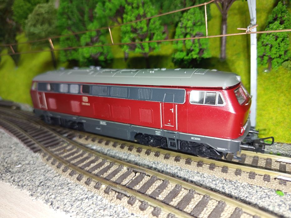 Locomotiva diesel HO V 216 Rowa trenulețe diorama roco