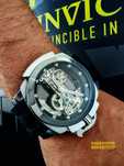 часовник INVICTA Coalition Forces Skeleton Silver automatic 56 mm