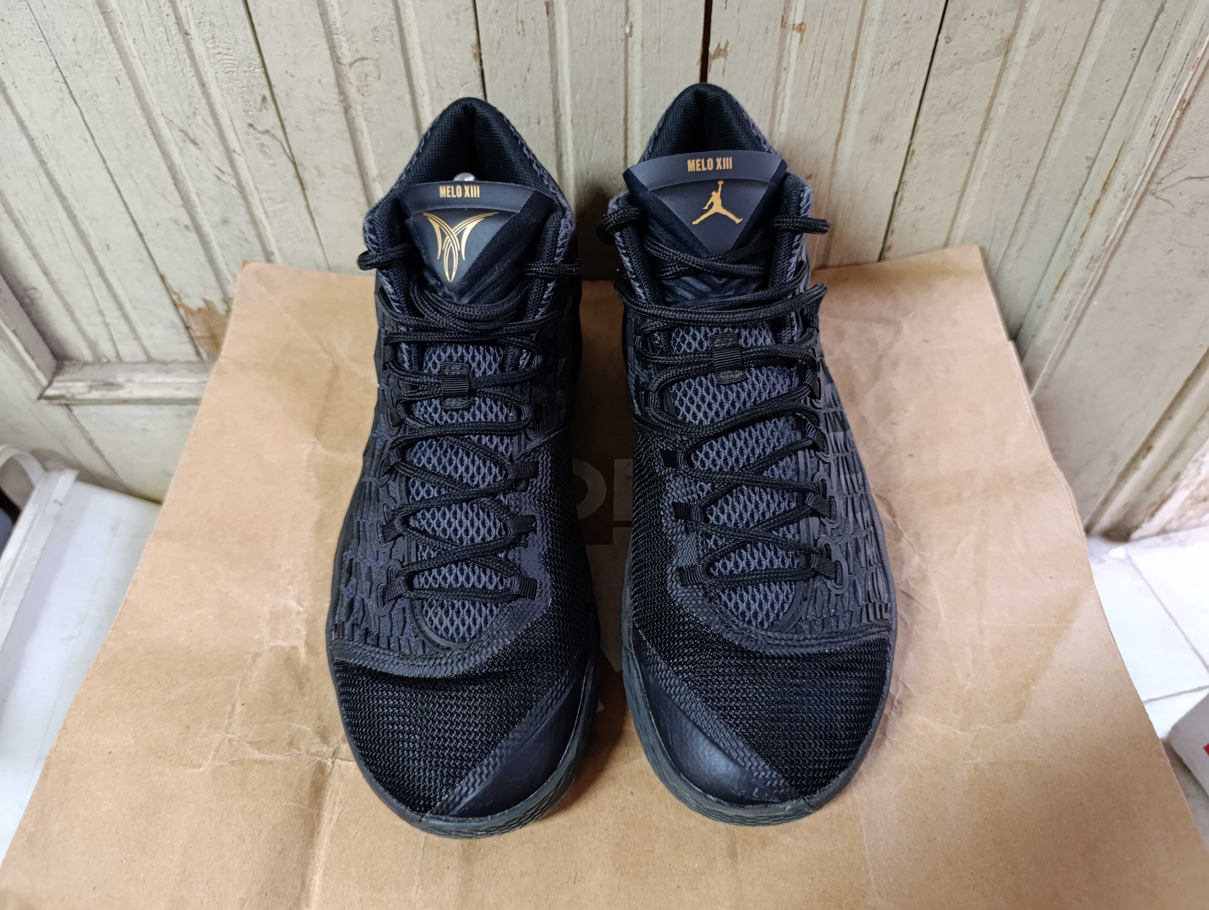 Jordan Melo M13 Black Metallic Gold''оригинални маратонки 43 номер