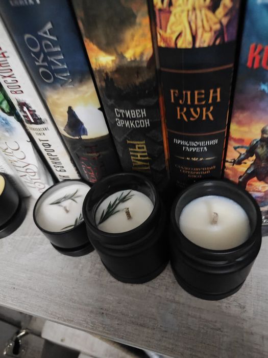 Новогодние свечи с новогодним запахом