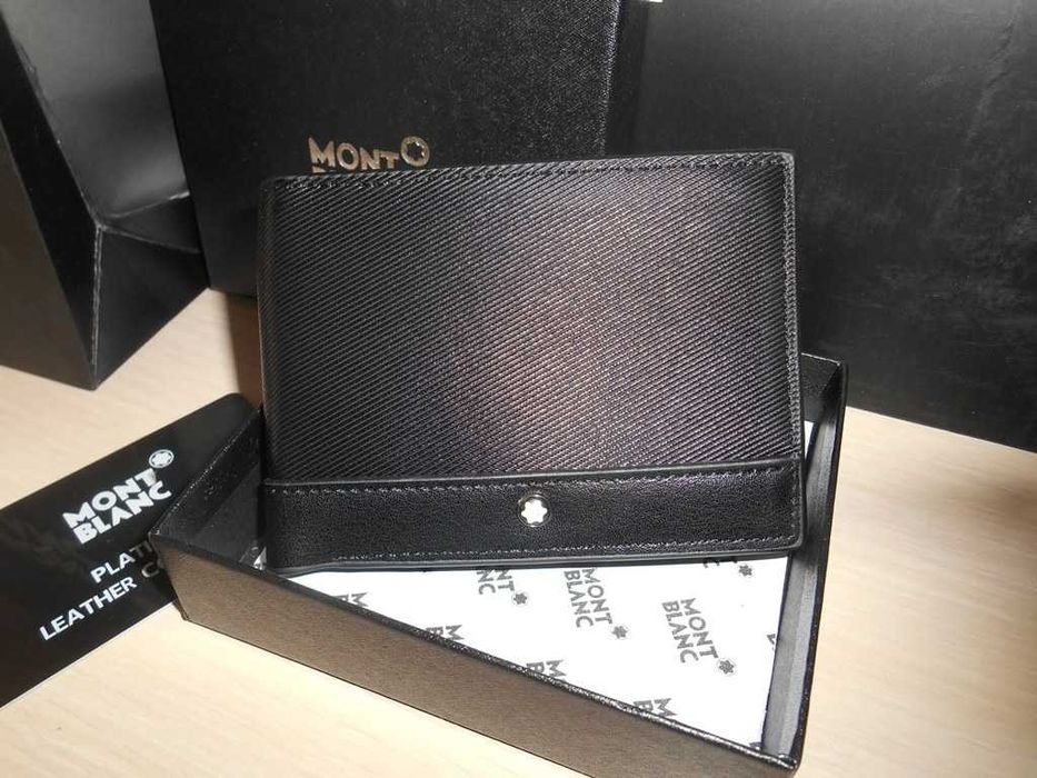 Portofel pentru bărbați Mont Blanc, piele naturală