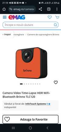 Camera Video Time-Lapse HDR WiFi-Bluetooth Brinno TLC120 (sigilat)