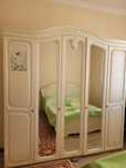 Спальный гарнитур, односпальные кровать, короткие и парта