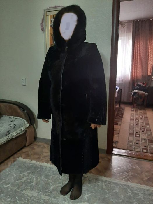 Шуба-Мутон(норка)