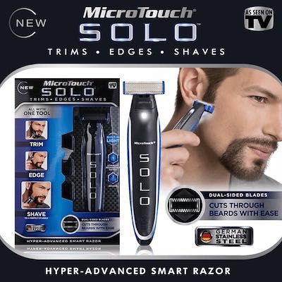 -50% Електрическа самобръсначка тример за мъже бръснач MicroTouch Solo