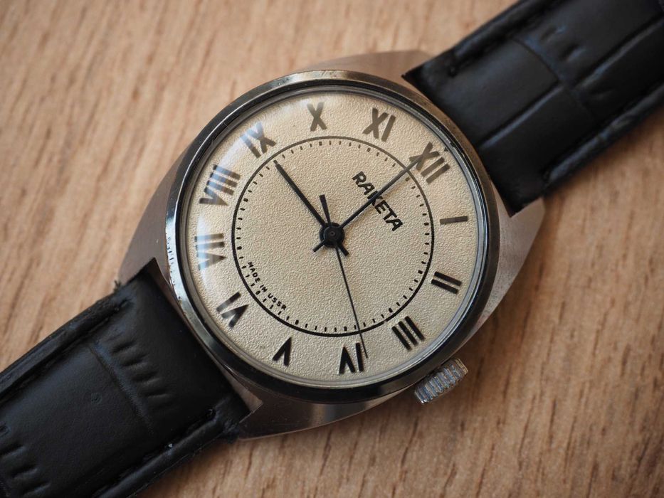 Ceas mecanic sovietic Raketa, URSS, retro
