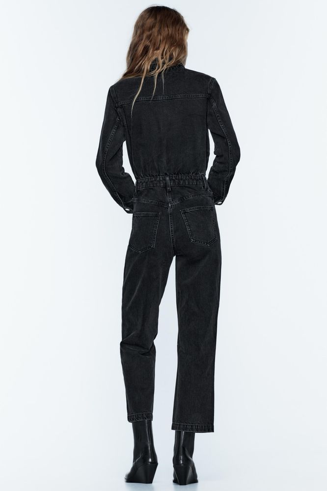 Гащеризон Zara черен деним