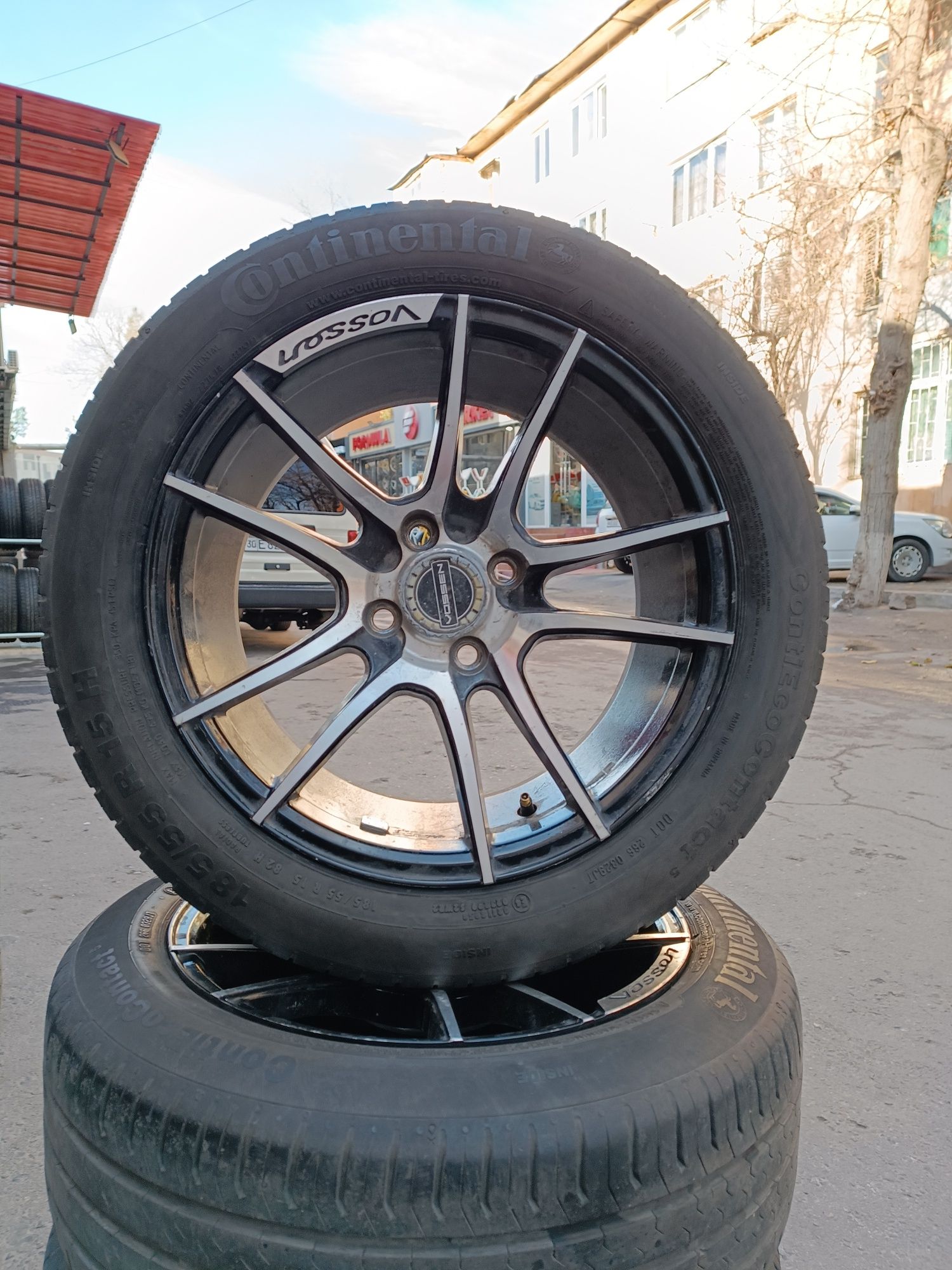 Vossen R 15 diska balon xolati ortacha 1 diskada svarkasi bor zarari y