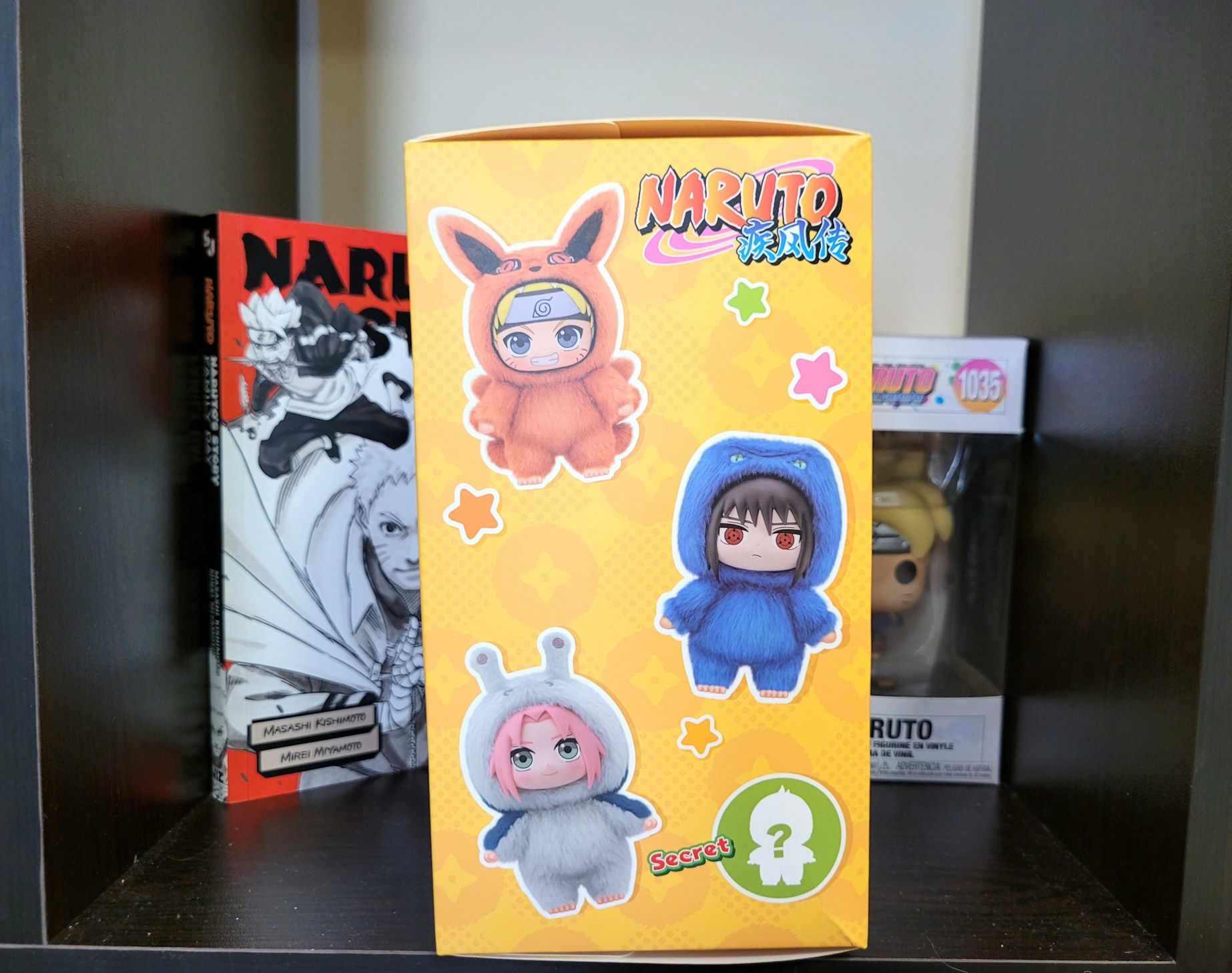 Naruto Beast Party x Labubu — оригинален плюшен ключодържател / играчк
