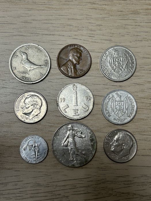 Monezi diferite tari